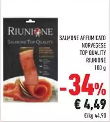 Riunione - Salmone Affumicato Norvegese Top Quality