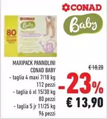Conad - Maxipack Pannolini Baby