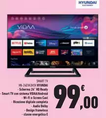 Hyundai - Smart Tv HN-24EVA3HSVHDAIGH