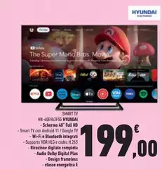Hyundai - Smart Tv HN-40EA3F5 HUNDAI