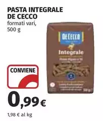 De Cecco - Pasta Integrale De Cecco - Pasta Integrale