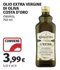 Costa d'Oro - Olio Extra Vergine Di Oliva