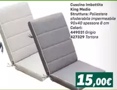 Tortora - Cuscino Imbottito King Medio