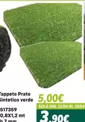 Solo - Tappeto Prato Sintetico Verde