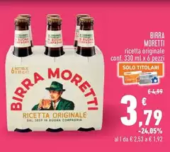 Moretti - Birra
