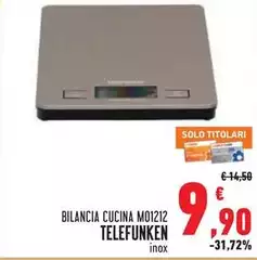 Telefunken - Bilancia Cucina M0112 Telefunken - Bilancia Cucina M0112