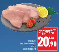 Filetto Di Pesce Spada Fresco Filetto Di Pesce Spada Fresco