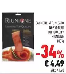 Riunione - Salmone Affumicato Norvegese Top Quality Riunione - Salmone Affumicato Norvegese Top Quality