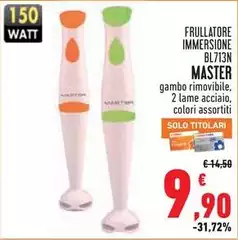 Master - Frullatore Immersione Bl713n