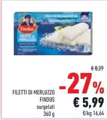 Findus - Filetti Di Merluzzo Findus - Filetti Di Merluzzo