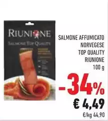 Riunione - Salmone Affumicato Norvegese Top Quality Riunione - Salmone Affumicato Norvegese Top Quality