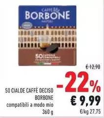 Caffe borbone - Cialde Caffè Deciso