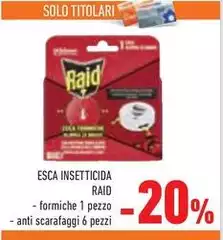 Raid - Esca Insetticida