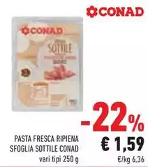 Conad - Pasta Fresca Ripiena Sfoglia Sottile