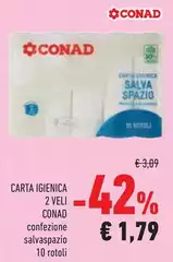 Conad - Carta Igienica 2 Veli