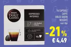 Nescafé - 16 Capsule Caffe Dolce Gusto
