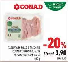 Conad - Tagliata Di Pollo O Tacchino Percorso Qualità