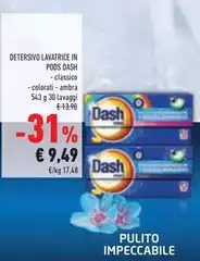 Dash - Detersivo Lavatrice In Pods Dash - Detersivo Lavatrice In Pods