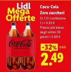 Coca Cola - Zero Zuccheri