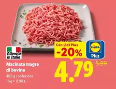 Macinato Magro Di Bovino