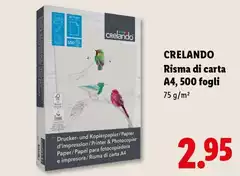Crelando - Risma Di Carta A4, 500 Fogli Crelando - Risma Di Carta A4, 500 Fogli