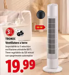 Tronic - Ventilatore A Torre