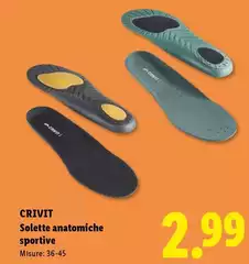 Crivit - Solette Anatomiche Sportive