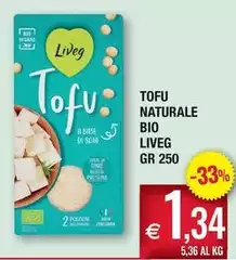 Liveg - Tofu Naturale Bio