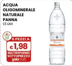 Acqua Panna - Oligominerale Naturale 1,5 Litri Acqua Panna - Oligominerale Naturale 1,5 Litri