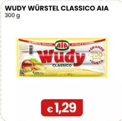Aia - Wudy Würstel Classico 300 G Aia - Wudy Würstel Classico 300 G