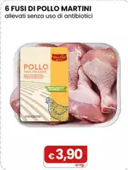 Martini - 6 Fusi Di Pollo Allevati Senza Uso Di Antibiotici Martini - 6 Fusi Di Pollo Allevati Senza Uso Di Antibiotici