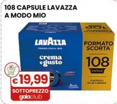 Lavazza - 108 Capsule A Modo Mio