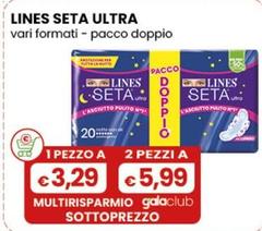 Lines - Seta Ultra Vari Formati-Pacco Doppio