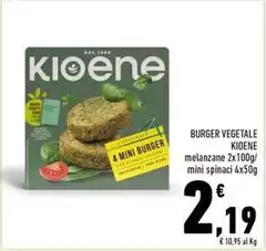 Kioene - Burger Vegetale