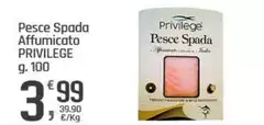 Pesce Spada Affumicato