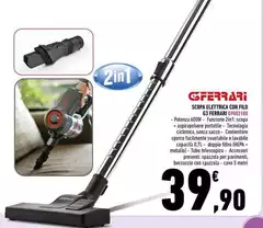 G3 ferrari - Scopa Elettrica Con Filo G3