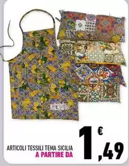 Articoli Tessili Tema Sicilia A Partire Da