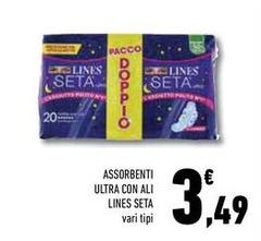 Lines - Assorbenti Ultra Con Ali Seta