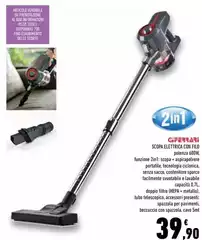 G3 ferrari - Scopa Elettrica Con Filo