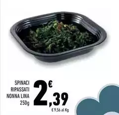Nonna lina - Spinaci Ripassati