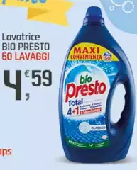 Bio Presto - Lavatrice 50 Lavaggi