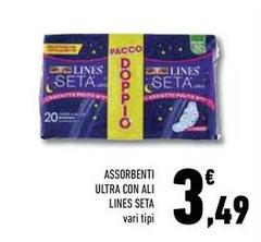 Lines - Assorbenti Ultra Con Ali Seta