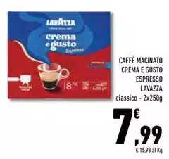 Lavazza - Caffè Macinato Crema E Gusto Espresso