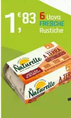 Le Naturelle - 6 Uova Fresche Rustiche Le Naturelle - 6 Uova Fresche Rustiche