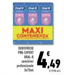 Oral b - Dentifricio Pro-Expert Oral b - Dentifricio Pro-Expert