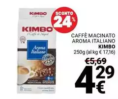 Kimbo - Caffè Macinato Aroma Italiano
