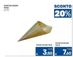 Coni In Legno Pino