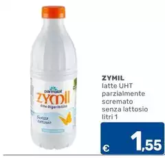 Parmalat - Zymil Latte Uht Parzialmente Scremato Senza Lattosio