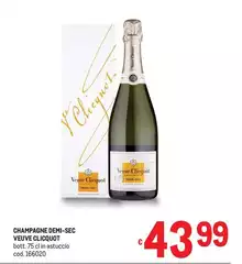 Veuve clicquot - Champagne Demi-Sec