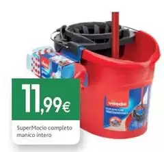 Vileda - Supermocio Completo Manico Intero Vileda - Supermocio Completo Manico Intero